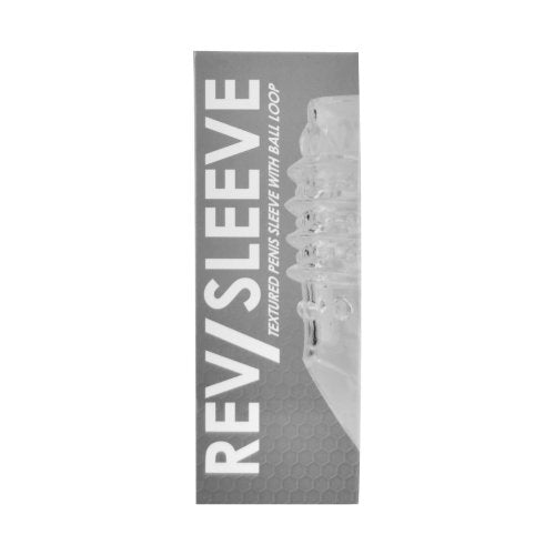 Rev-Sleeves Textured Penis Sleeve with Ball Loop – Stretchy Textured Penis Sleeve > Sex Toys For Men > Penis Sleeves