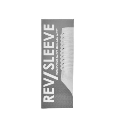 Rev Sleeves Ribbed Penis Sleeve with Ball Loop > Sex Toys For Men > Penis Sleeves
