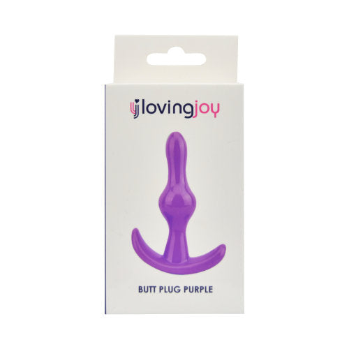Loving Joy Butt Plug (Purple) – Beginner-Friendly Butt Plug 3.5 Inches Length Butt Plugs