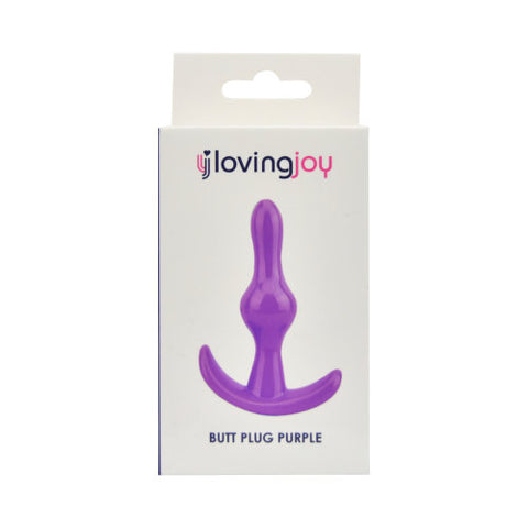 Loving Joy Butt Plug (Purple) – Beginner-Friendly Butt Plug 3.5 Inches Length Butt Plugs