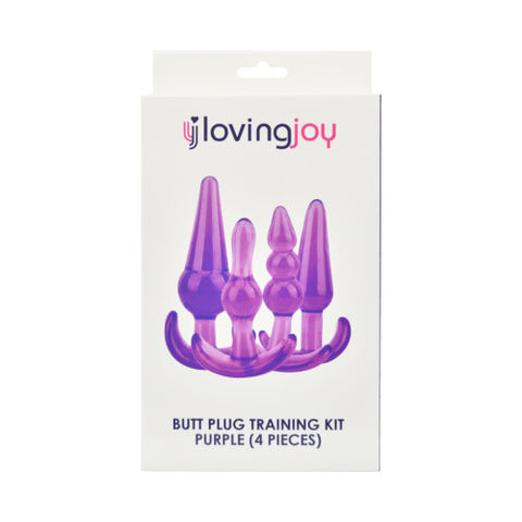 Loving Joy Butt Plug Training Kit (Purple) – Beginner Butt Plug Set with Four Sizes > Anal Range > Butt Plug Kits