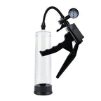 Rev-Pump Gauge Pistol Grip Penis Pump 22cm Length 7cm Diameter – Clear Tube Pressure Gauge Penis Pump > Pumps > Penis Pumps Performance