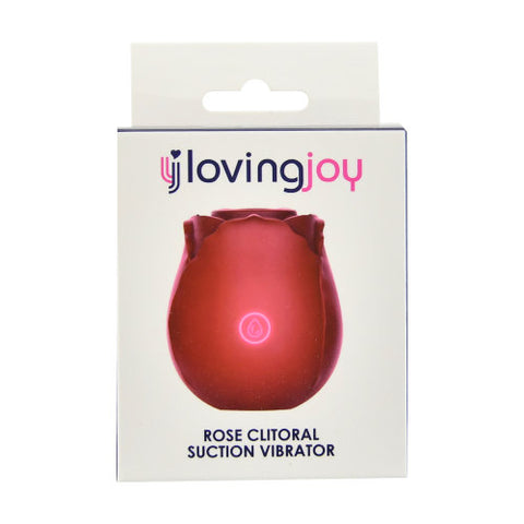 Loving Joy Rose Toy (Rose) – Waterproof Clitoral Suction Vibrator with 10 Functions Rose Stimulators