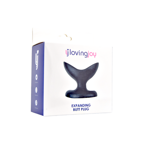 Loving Joy Expanding Butt Plug – Body Safe Expandable Anal Plug 3.15 Inch Insertable Length 2 to 4 Inch Width Butt Plugs