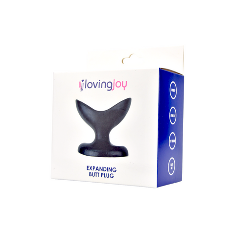 Loving Joy Expanding Butt Plug – Body Safe Expandable Anal Plug 3.15 Inch Insertable Length 2 to 4 Inch Width Butt Plugs