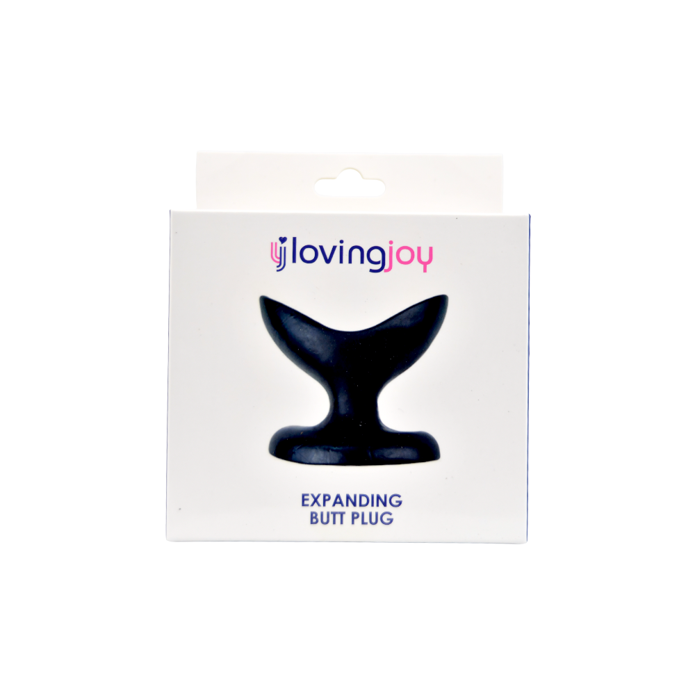 Loving Joy Expanding Butt Plug – Body Safe Expandable Anal Plug 3.15 Inch Insertable Length 2 to 4 Inch Width Butt Plugs