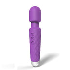 Loving Joy 20 Function Wand Vibrator (Purple) – Waterproof Rechargeable Wand Vibrator 8 Inches > Sex Toys > Mini Massagers