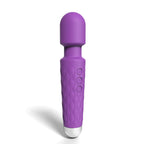 Loving Joy 20 Function Wand Vibrator (Purple) – Waterproof Rechargeable Wand Vibrator 8 Inches > Sex Toys > Mini Massagers