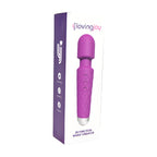 Loving Joy 20 Function Wand Vibrator (Purple) – Waterproof Rechargeable Wand Vibrator 8 Inches > Sex Toys > Mini Massagers