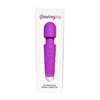 Loving Joy 20 Function Wand Vibrator (Purple) – Waterproof Rechargeable Wand Vibrator 8 Inches > Sex Toys > Mini Massagers