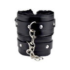 Bound to Please Furry Plush Wrist Cuffs (Black) – Plush Wrist Cuffs > Bondage Gear > Restraints