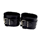 Bound to Please Furry Plush Wrist Cuffs (Black) – Plush Wrist Cuffs > Bondage Gear > Restraints