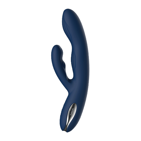 Svakom Aylin (Black) – Waterproof Pulsating Tip Vibrator with Dual Stimulation and Multiple Intensity Modes > Vibrators > Ladies > Rabbit Multi