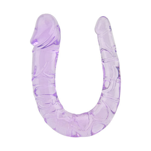 Loving Joy Double Mini Dildo Purple – Realistic Double-Ended Dildo 28cm Length 3.5cm and 1.7cm Diameter > Dildos > Double Dildos Main image