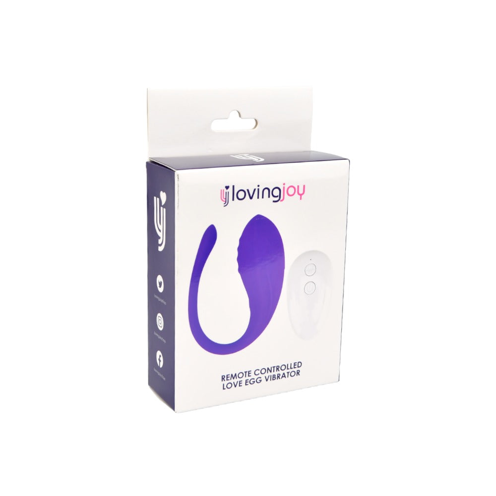 Loving Joy Remote Controlled Love Egg Vibrator – Waterproof Rechargeable Silicone Vibrator EGGS