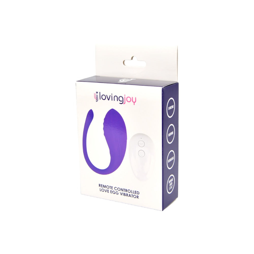 Loving Joy Remote Controlled Love Egg Vibrator – Waterproof Rechargeable Silicone Vibrator > Sex Toys For Ladies > Vibrating Eggs