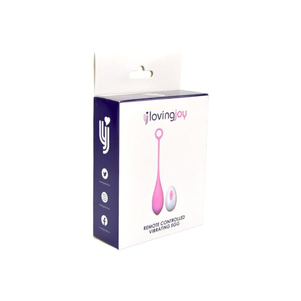 Loving Joy Remote Controlled Vibrating Egg – Waterproof Rechargeable Silicone Vibrator > Sex Toys For Ladies > Vibrating Eggs