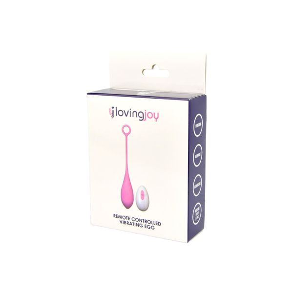 Loving Joy Remote Controlled Vibrating Egg – Waterproof Rechargeable Silicone Vibrator > Sex Toys For Ladies > Vibrating Eggs