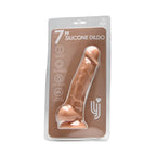Loving Joy Realistic Silicone Dildo Vanilla – 7.3 Inch Length 1.6 Inch Diameter with Suction Cup and Balls Dildo > Dildos > Realistic Dildos