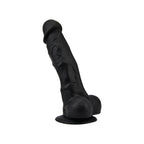 Loving Joy 7.3 Inch Realistic Silicone Dildo (Black) – Harness Compatible Dildo with Suction Cup > Dildos > Realistic Dildos