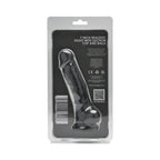 Loving Joy 7.3 Inch Realistic Silicone Dildo (Black) – Harness Compatible Dildo with Suction Cup > Dildos > Realistic Dildos