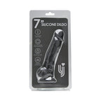 Loving Joy 7.3 Inch Realistic Silicone Dildo (Black) – Harness Compatible Dildo with Suction Cup > Dildos > Realistic Dildos