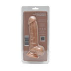 Loving Joy 8.35 Inch Realistic Silicone Dildo with Suction Cup and Balls Vanilla – Harness Compatible Dildo > Dildos > Realistic Dildos
