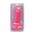 Loving Joy 8 Inch Realistic Silicone Dildo (Pink) – Strong Suction Base Silicone Dildo > Dildos > Realistic Dildos