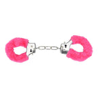 Bound to Play Heavy Duty Furry Handcuffs – Adjustable Role-Play Restraints Pink > Bondage Gear > Handcuffs