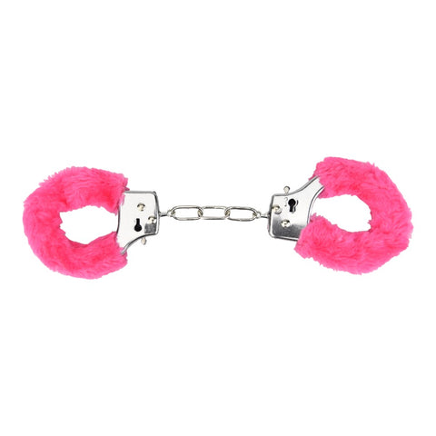 Bound to Play Heavy Duty Pink Furry Handcuffs – Adjustable Role-Play Restraints Default Title > Bondage Gear > Handcuffs