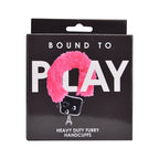 Bound to Play Heavy Duty Pink Furry Handcuffs – Adjustable Role-Play Restraints > Bondage Gear > Handcuffs