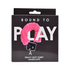 Bound to Play Heavy Duty Furry Handcuffs – Adjustable Role-Play Restraints > Bondage Gear > Handcuffs