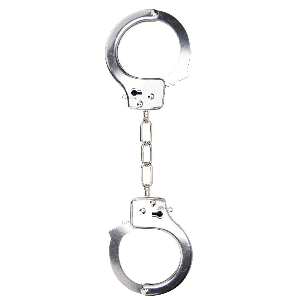 Bound To Play Heavy Duty Metal Handcuffs – Adjustable Role-Play Restraints Secondary image