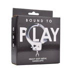 Bound To Play Heavy Duty Metal Handcuffs – Adjustable Role-Play Restraints > Bondage Gear > Handcuffs