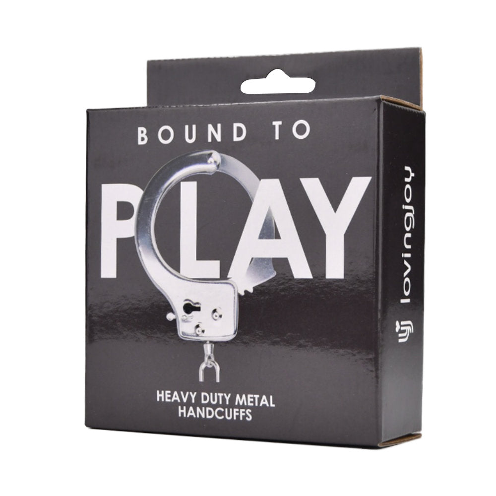 Bound To Play Heavy Duty Metal Handcuffs – Adjustable Role-Play Restraints > Bondage Gear > Handcuffs
