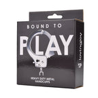 Bound To Play Heavy Duty Metal Handcuffs – Adjustable Role-Play Restraints > Bondage Gear > Handcuffs