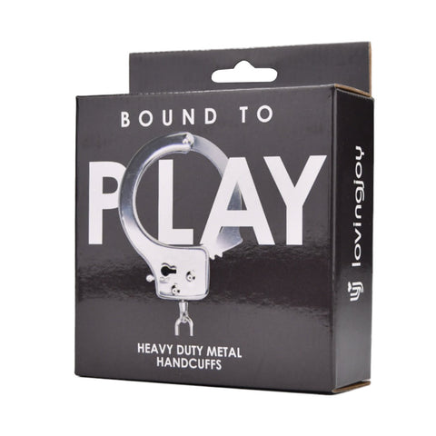 Bound To Play Heavy Duty Metal Handcuffs – Adjustable Role-Play Restraints > Bondage Gear > Handcuffs