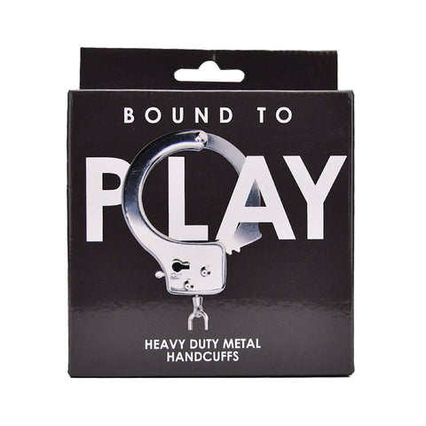 Bound To Play Heavy Duty Metal Handcuffs – Adjustable Role-Play Restraints > Bondage Gear > Handcuffs
