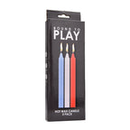 Bound To Play Hot Wax Candles (3 Pack) – Unscented Wax Candles > Candles > Drip