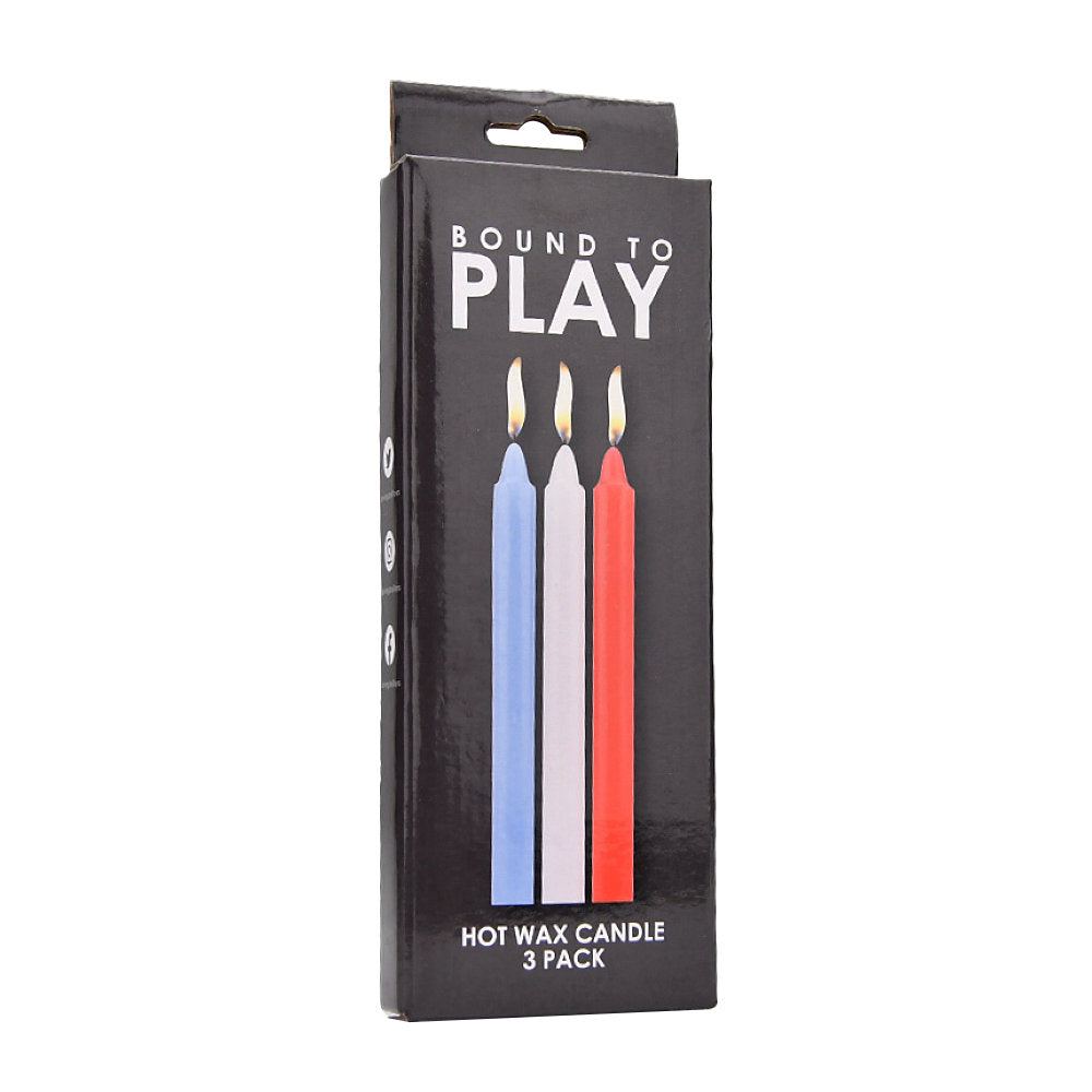 Bound To Play Hot Wax Candles (3 Pack) – Unscented Wax Candles > Candles > Drip