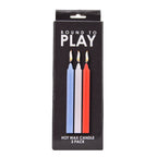 Bound To Play Hot Wax Candles (3 Pack) – Unscented Wax Candles > Candles > Drip