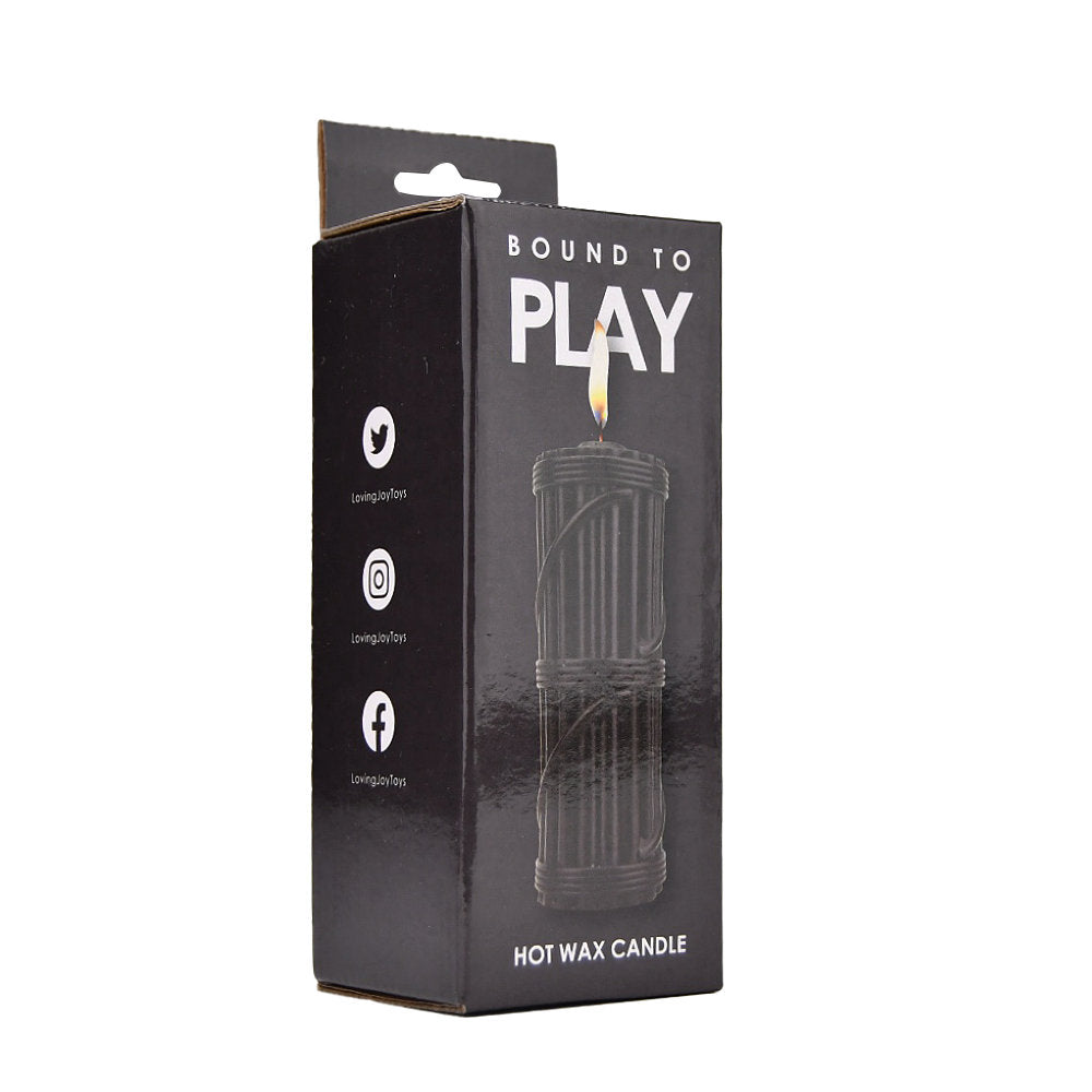 Bound To Play Hot Wax Candle Black – Unscented Hot Wax Candle > Candles > Drip