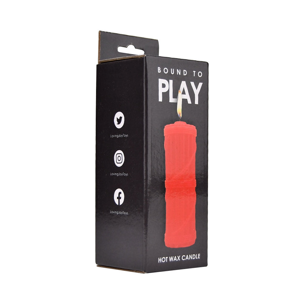 Bound to Play Hot Wax Candle (Red) – Sensual Hot Wax Candle Drip Candles