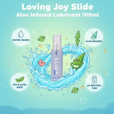Loving Joy Slide (100ml) – Water-Based Aloe-Infused Lubricant Water Based Lube