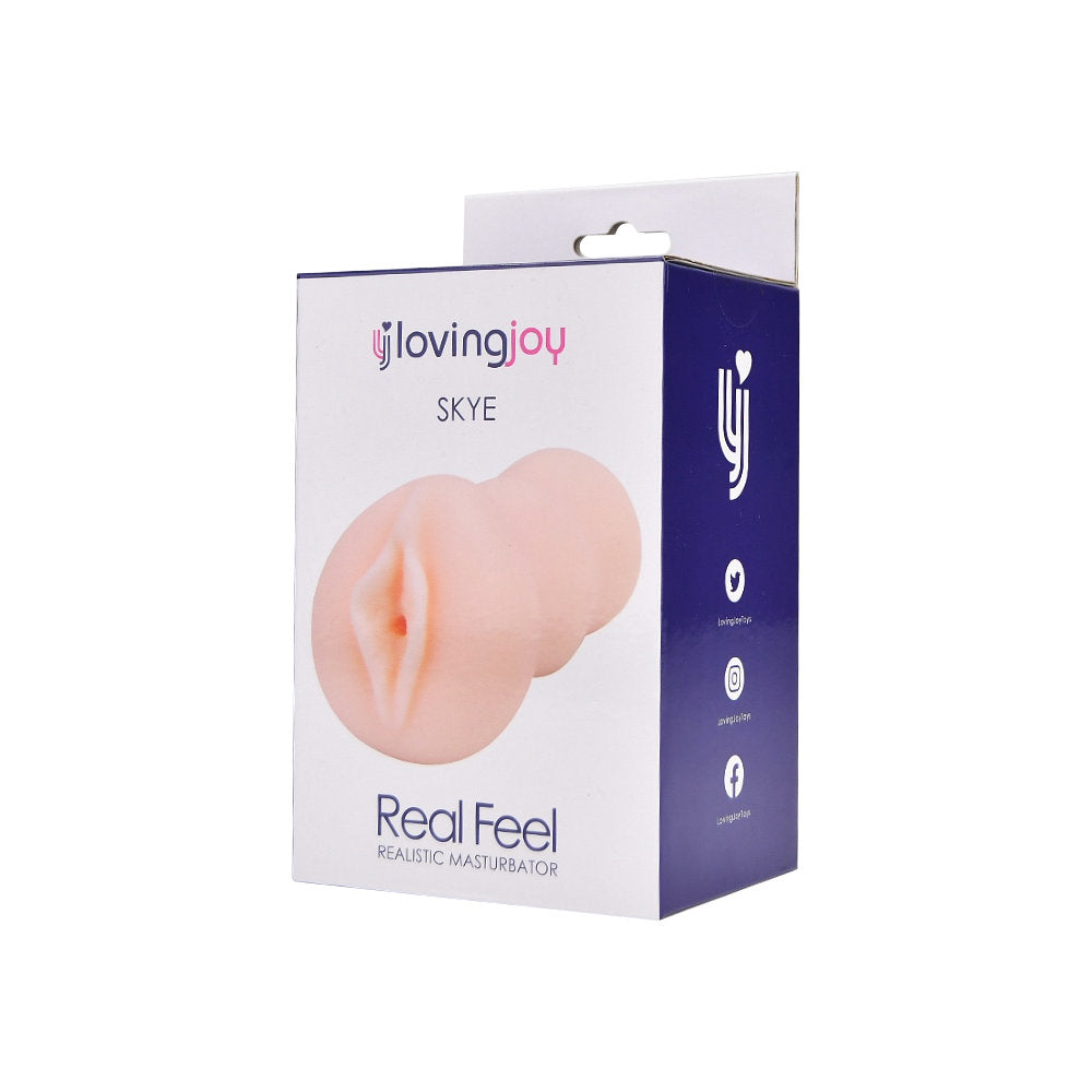 Loving Joy Skye Realistic Male Masturbator – Textured 6.25 Inch Male Masturbator Strokers - Manual