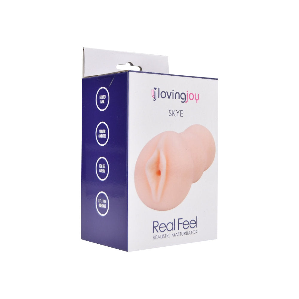 Loving Joy Skye Realistic Male Masturbator – Textured 6.25 Inch Male Masturbator Strokers - Manual