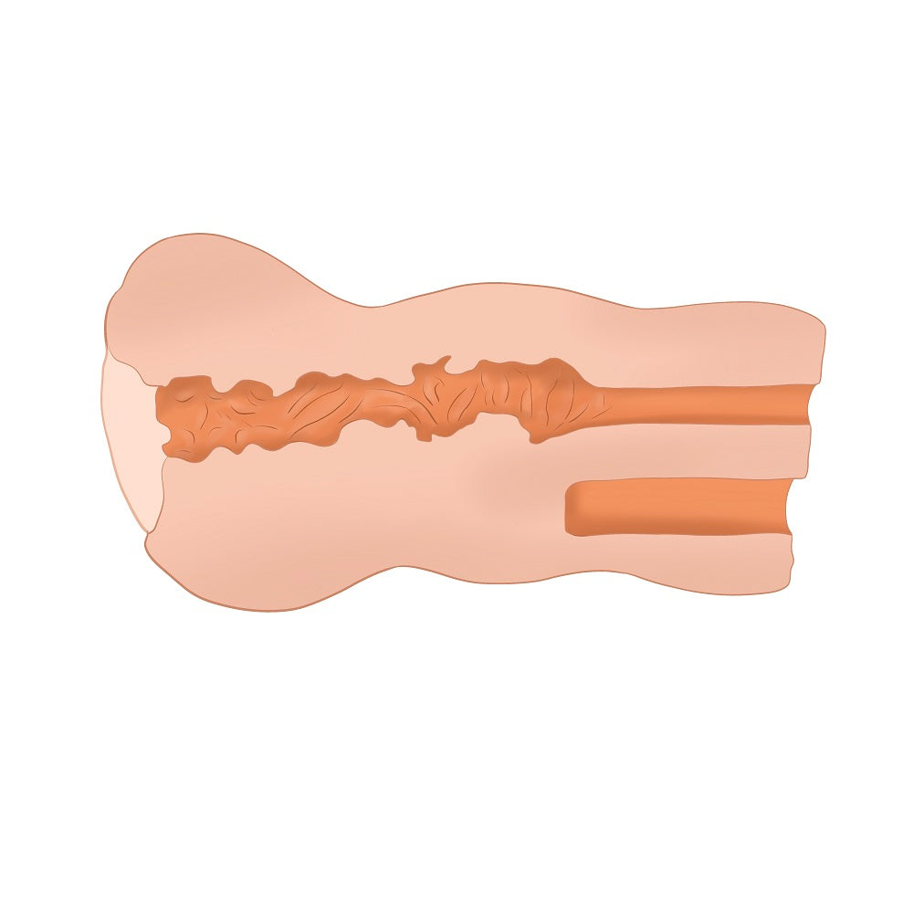 Loving Joy Dixie (Realistic) – Vibrating Male Masturbator 6.25 Inches Total Length Strokers - Manual