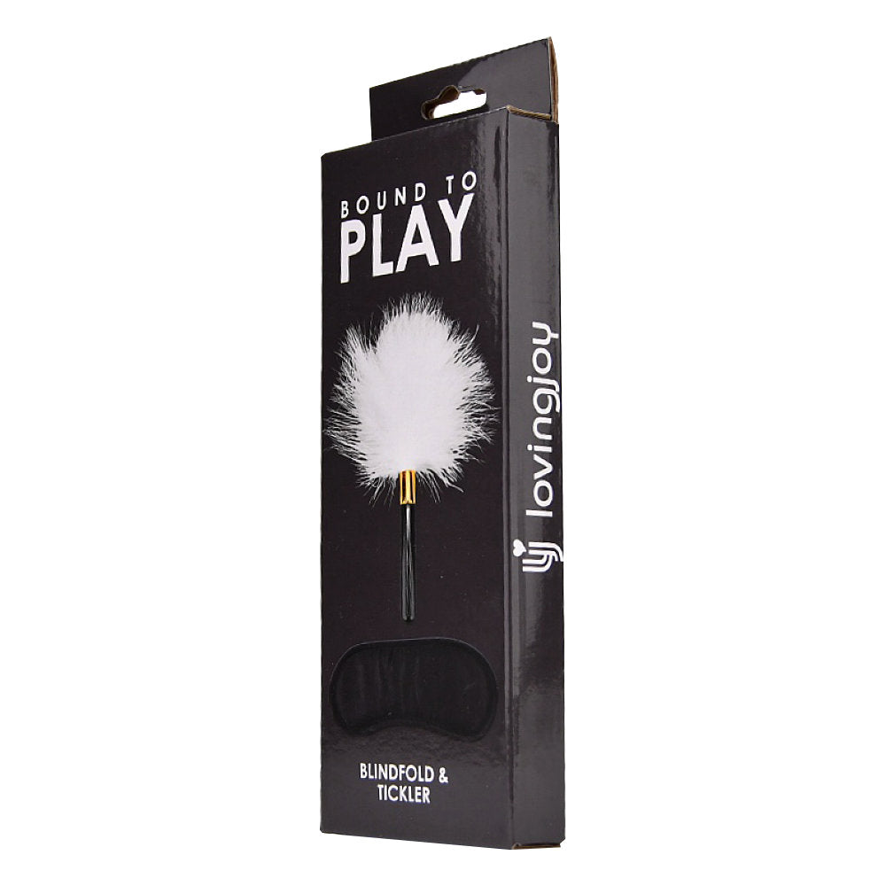 Bound to Play Eye Mask and Feather Tickler Kit – Sensory Play Set > Bondage Gear > Ticklers
