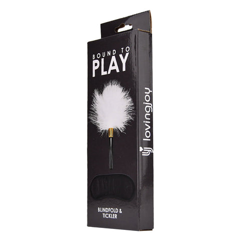Bound to Play Eye Mask and Feather Tickler Kit – Sensory Play Set > Bondage Gear > Ticklers
