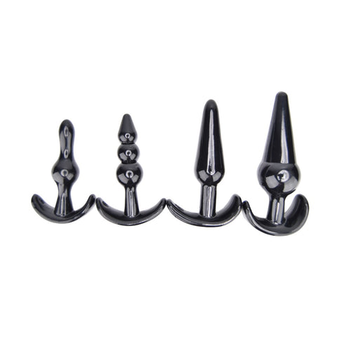 Loving Joy Butt Plug Training Kit (Black) – Beginner Size Variety Butt Plug Set > Anal Range > Butt Plug Kits